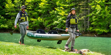 Aqua Marina 13’1” Caliber Angling Fishing Kayak assembled